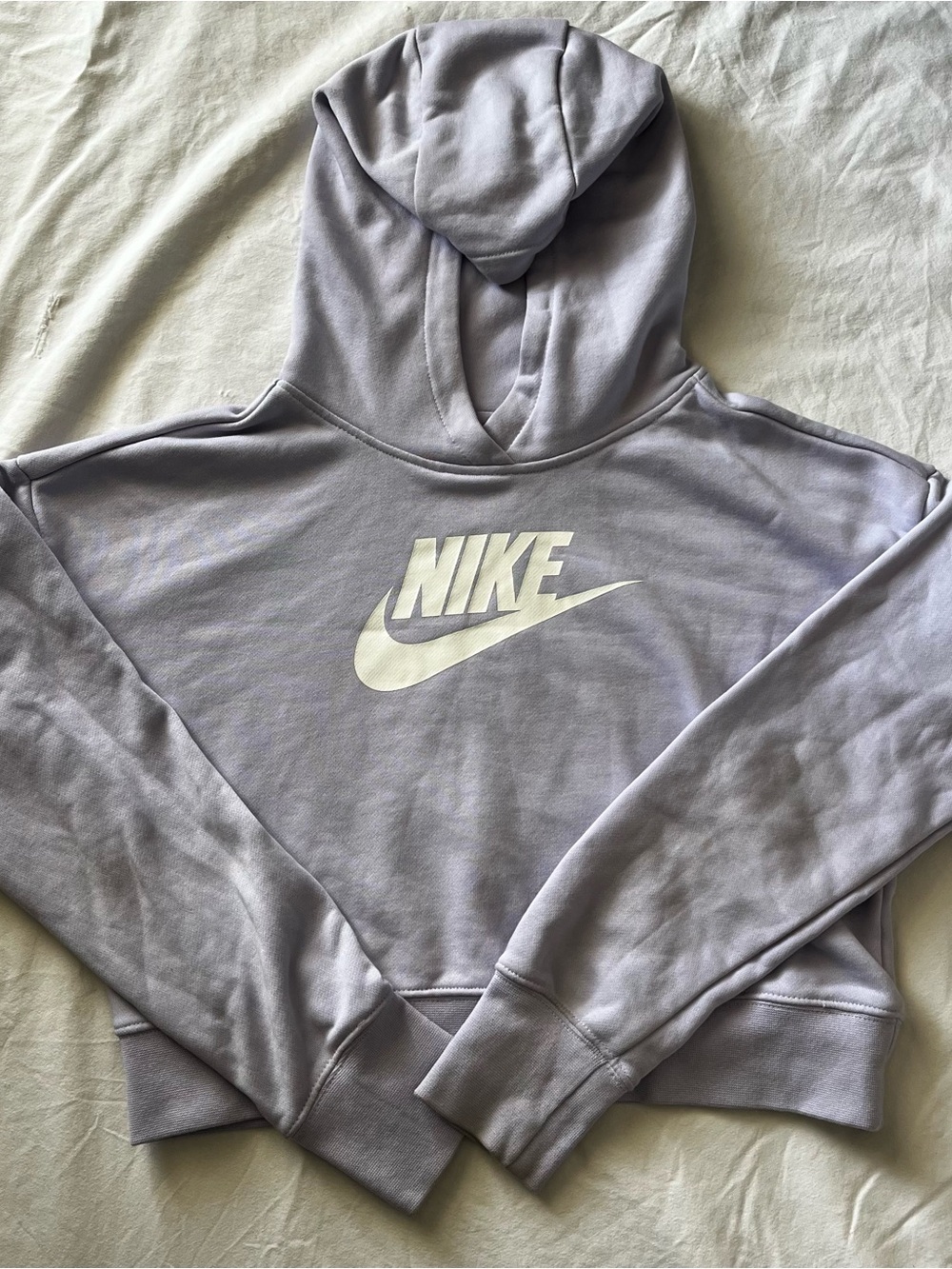 Nike Light Lavender Hoodie with White Swoosh
